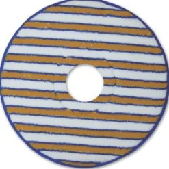 14" Auto Scrubber Microfiber Bonnet (Blue, Orange & White)
