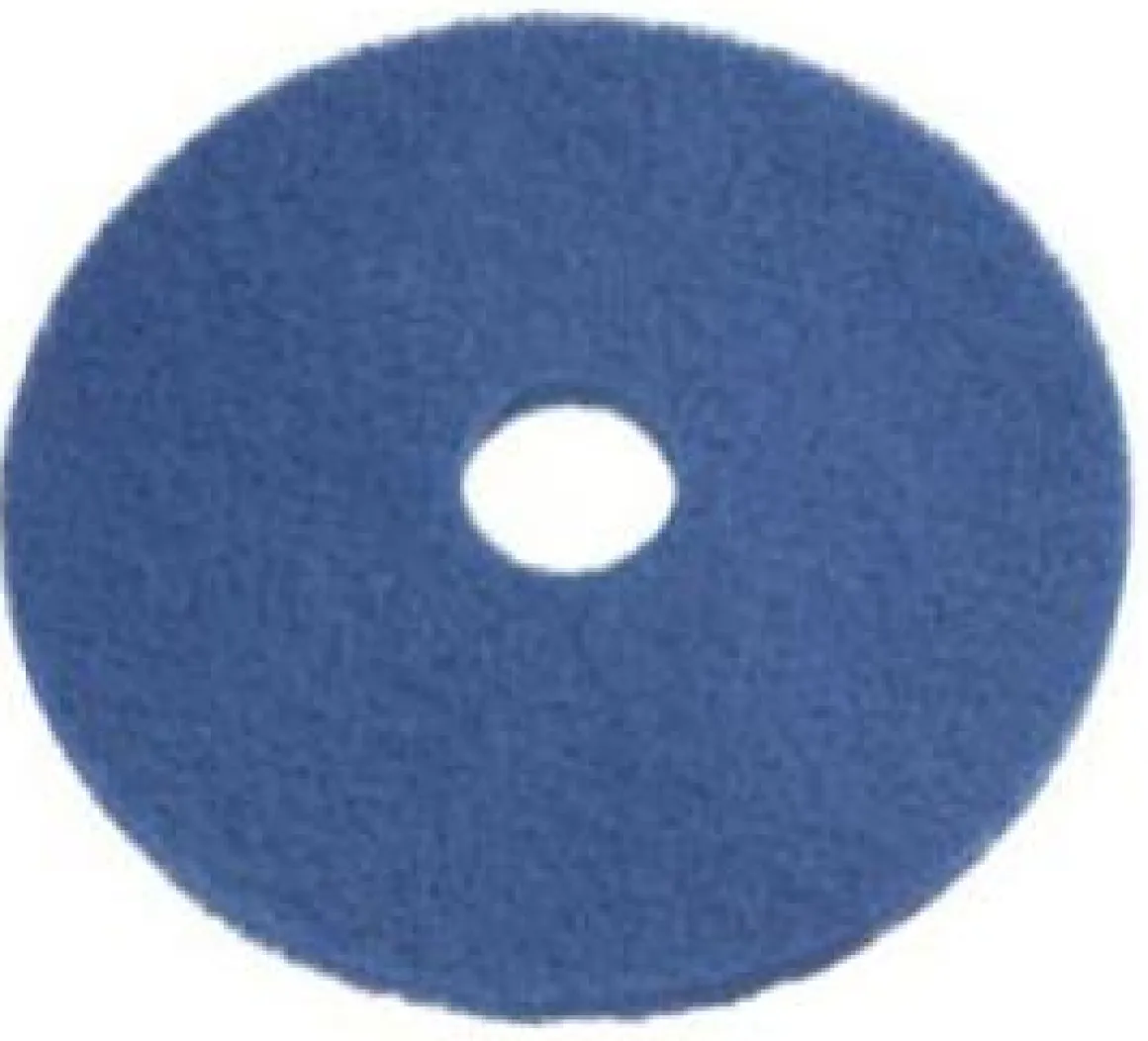 14" Blue Medium Duty Floor Scrubbing Pads - Case of 5