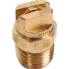 1/4" Brass 110° Universal V-Jet Spray Nozzle (#11002) for Heated Carpet Extractors - #02 Orifice