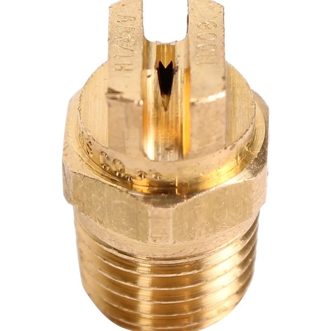 1/4" Brass 110° Universal V-Jet Spray Nozzle (#11008) for Non-Heated Carpet Extractors - #08 Orifice
