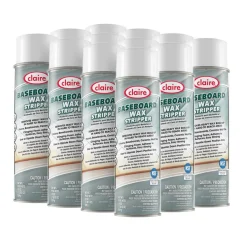 Claire® Baseboard Cleaner & Wax Stripper (19 oz Aerosol Cans) - Case of 12