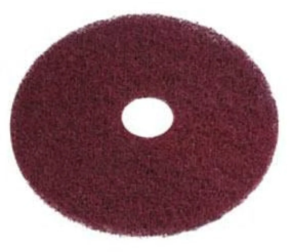 24" CleanFreak® 'Dominator' Burgundy High Performance Floor Stripping Pads - Case of 5