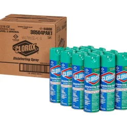 Clorox® Fresh Scent Disinfecting Spray (19 oz Aerosol Cans) - Case of 12