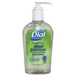 Dial® Professional Antibacterial Hand Sanitizer with Moisturizers (7.5 oz Pump Bottles) - Case of 12