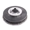 15" Floor Buffer Extremely Aggressive Stripping & Scouring Brush w/ Wire Bristle (13" Actual Diameter)