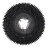 17" Floor Buffer Heavy Duty Floor Stripping Brush w/ 80 Grit Impregnated Black Nylon Bristles (15" Actual Diameter)