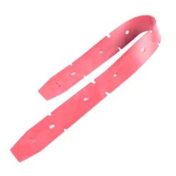 Front Slotted Squeegee Blade (#MPVR08039) for IPC Eagle 20" & 24" Floor Scrubbers - Red Latex