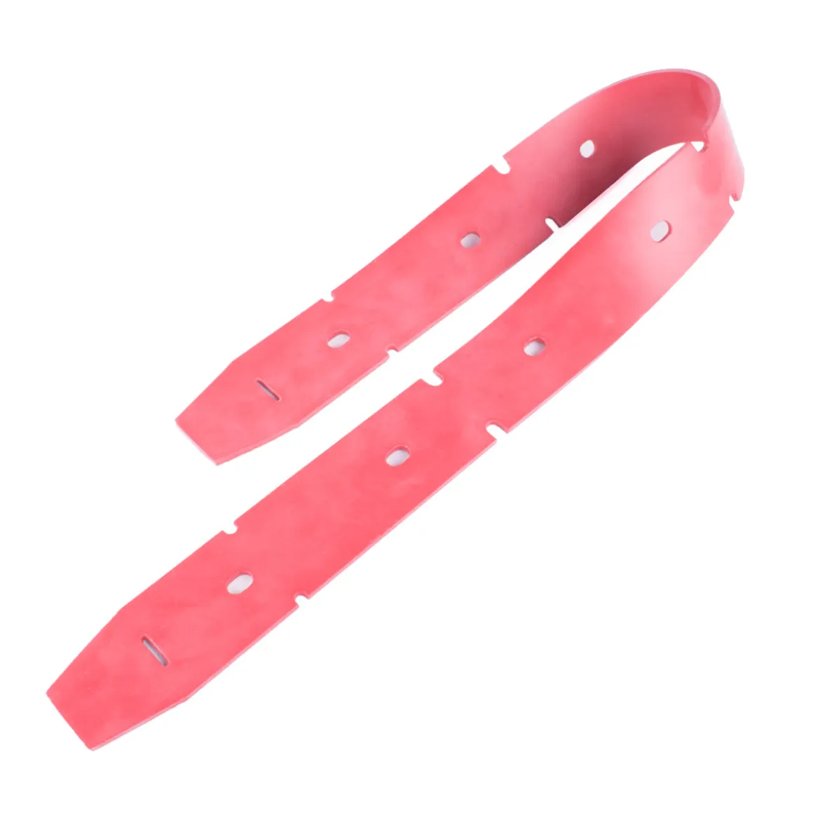 Front Slotted Squeegee Blade (Red Latex) for the Advantage 20 Auto Scrubber
