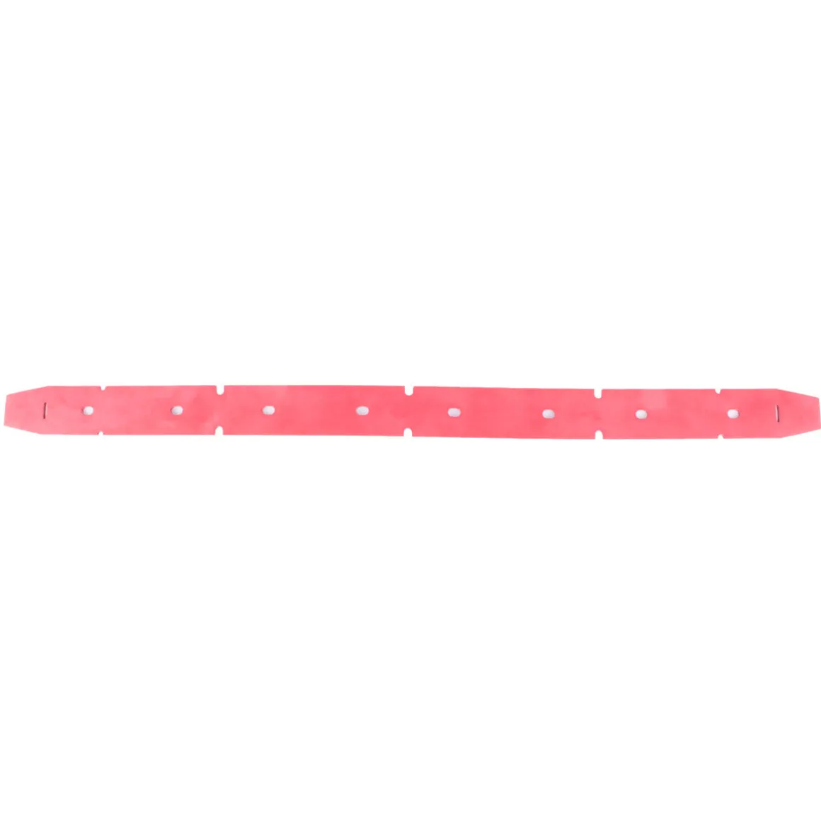 Front Slotted Squeegee Blade (Red Latex) for the Advantage 20 Auto Scrubber