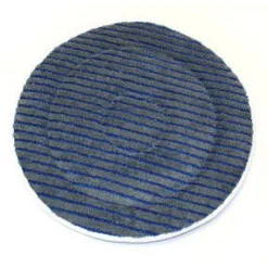 Kelsan 17" Microfiber Carpet Scrubbing Bonnet w/ Agitation Stripes for Heavy Duty Soils
