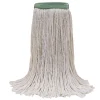MaxiRayon™ Choice Rayon White Wet Mop w/ 1.25" Narrow Band (Size: Large | Cut Ends) - Case of 12