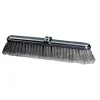 Milwaukee Dustless 18" Gray Flagged Styrene Plastic Bristle Push Broom for Polished Floors - Case of 12