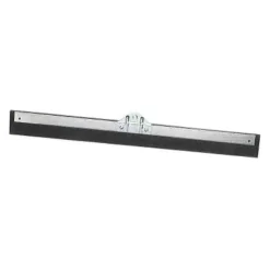 Milwaukee Dustless 18" Straight Moss Rubber Double Bladed Push Floor Squeegee w/ Steel Housing - Case of 12