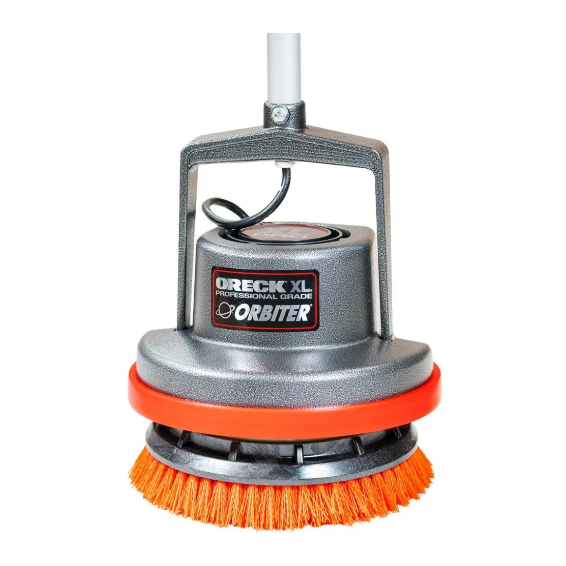 Oreck® Orbiter® 12" Orange Heavy Duty Floor Scrubbing Brush
