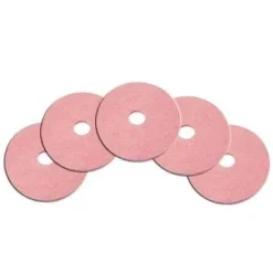 20" Pink Hard Floor Finish Polishing Pads - Case of 5