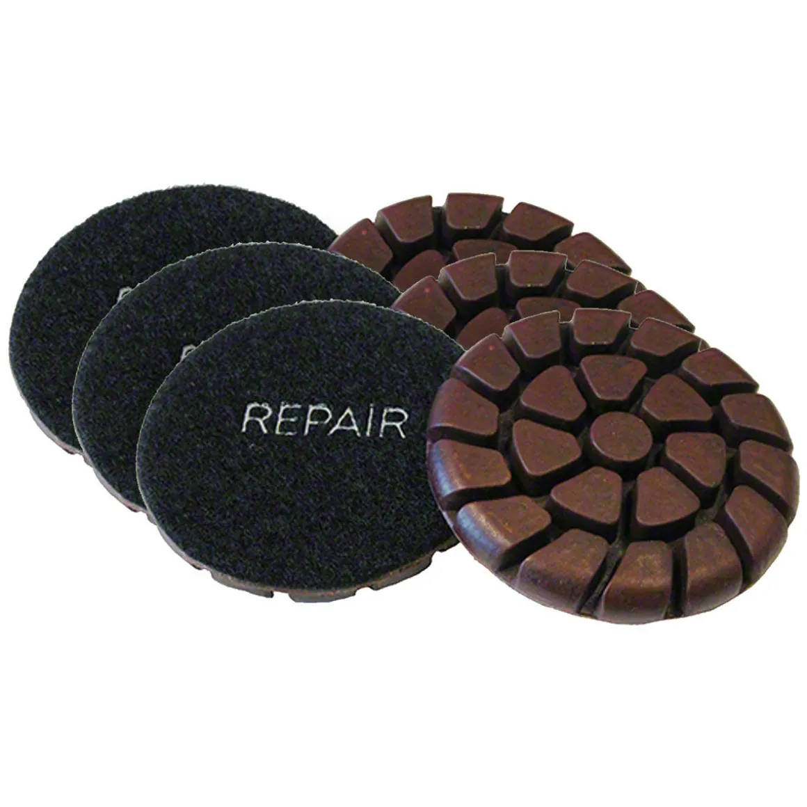 Pioneer Eclipse 3" PowerPolish™ Decorative Floor Polishing & Restoration Discs - Kit of 6 Discs of the Same Grit