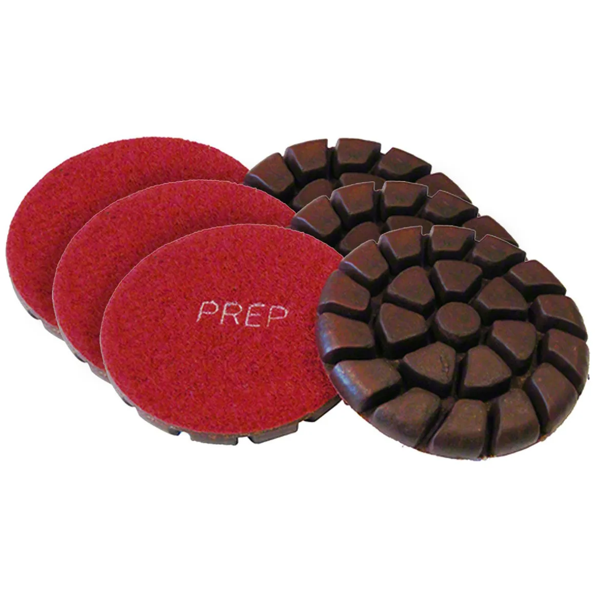 Pioneer Eclipse 3" PowerPolish™ Decorative Floor Polishing & Restoration Discs - Kit of 6 Discs of the Same Grit