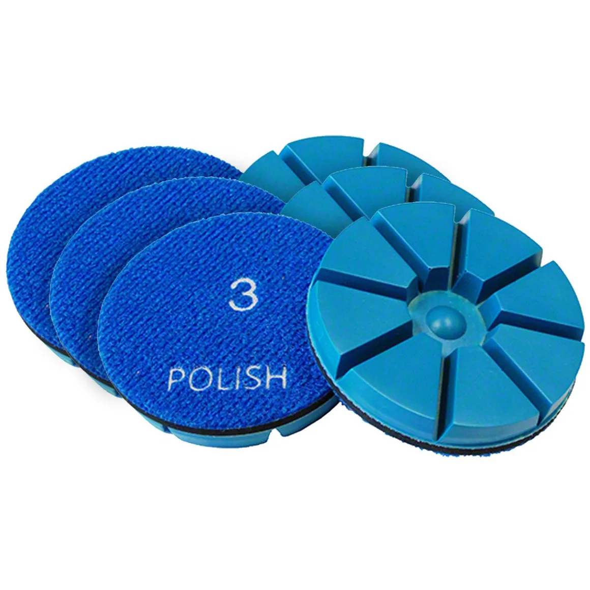 Pioneer Eclipse 3" PowerPolish™ Decorative Floor Polishing & Restoration Discs - Kit of 6 Discs of the Same Grit