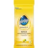 Pledge® Beautify It Lemon Enhancing Wet Wipes (7" x 10" | 24 Wipe Packs) - Case of 12
