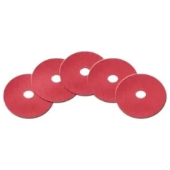 20" Red Floor Buffing & Scrubbing Pads - Case of 5