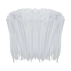 Rienar 6" White Zip Ties - Pack of 1,000