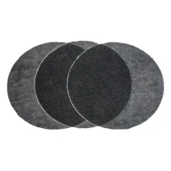 17" Round Floor Sanding Screens for Floor Buffers (60 - 150 Grit) - Case of 10