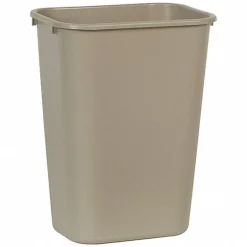 Rubbermaid® 41 Quart Large Wastebasket (#FG295700BEIG) - Beige
