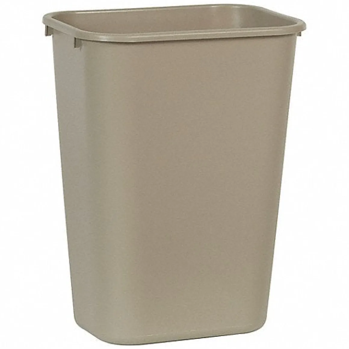 Rubbermaid® 41 Quart Large Wastebasket (#FG295700BEIG) - Beige