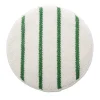 Rubbermaid® 19" White Low Profile Bonnet w/ Green Scrub Strips