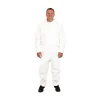 Safety Zone® White SMS Coveralls w/ Elastic Wrists & Ankles - Case of 25