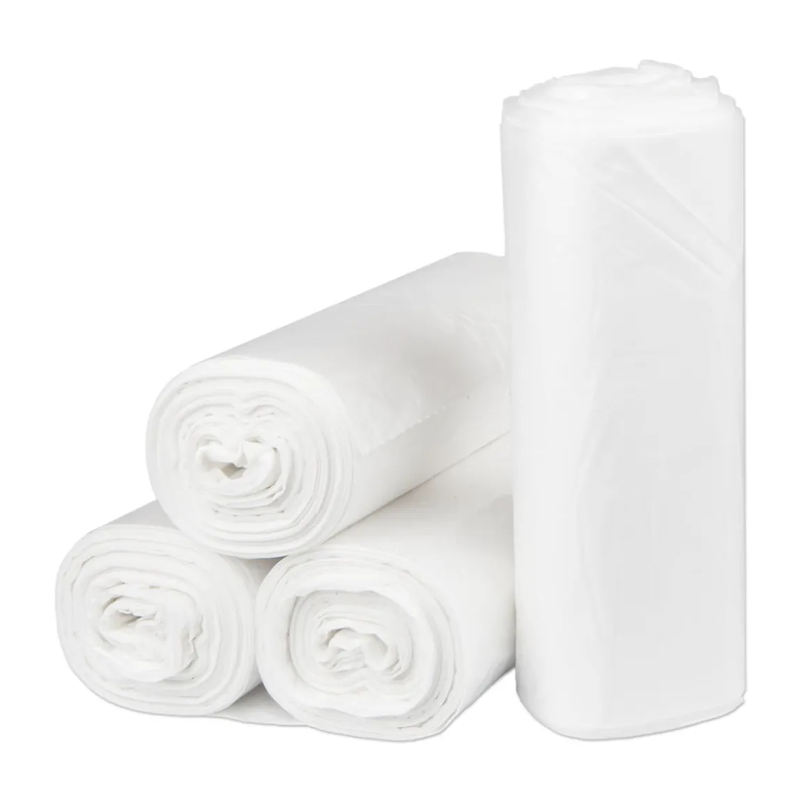 Sak-It™ 20 - 30 Gallon Clear High Density Coreless Trash Can Liners (30" x 37" | 10 Microns) - Case of 500