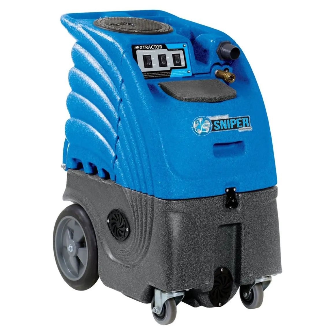Sandia Sniper 100 PSI Heated 6 Gallon Compact Carpet Extractor w/ Single 3-Stage Vac Motor (12" Wand & 15' Hose Sold Separately)