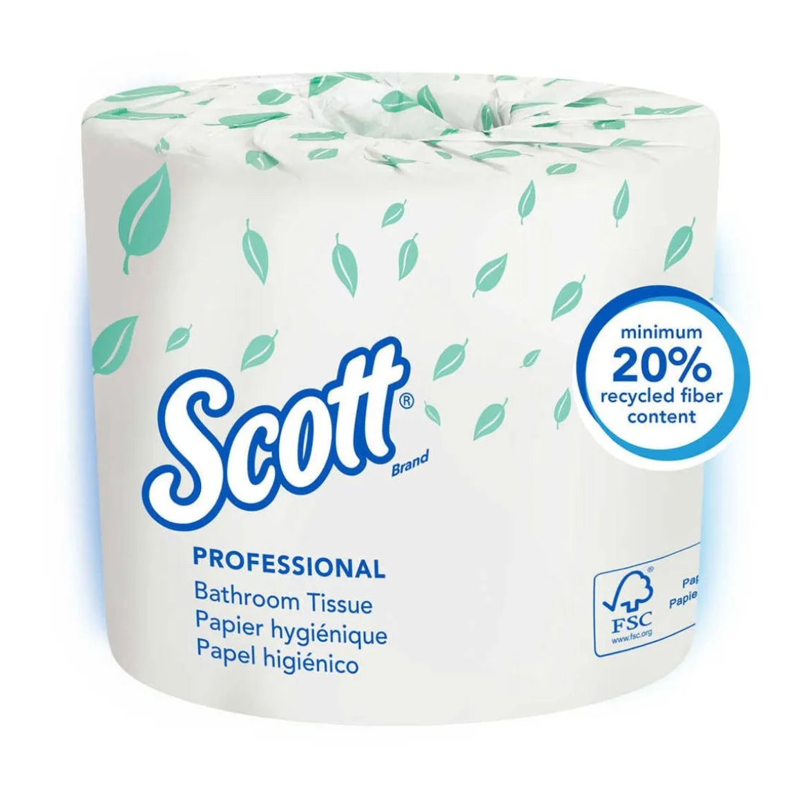 Scott® #04460 Essential 2-Ply Toilet Paper (4.1" x 4.0" | 550 Sheets | 183') - 80 Rolls