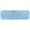 18" x 5" Bulk Blue Microfiber Launderable Flat Mops - Case of 120