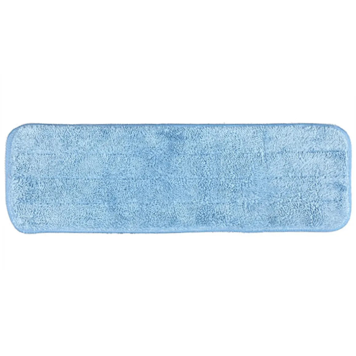 18" x 5" Bulk Blue Microfiber Launderable Flat Mops - Case of 120