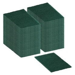 6" x 9" General Purpose Green Handheld Scrub Pads - Case of 60