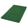 14" x 28" Green Heavy Duty Floor Scrubbing Pads - Case of 5