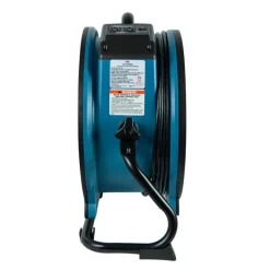 Xpower® #X-47ATR Industrial Sealed Motor Axial Air Mover w/ Built-In Power Outlets & 3-Hour Timer (1/3 HP) - 3,600 CFM